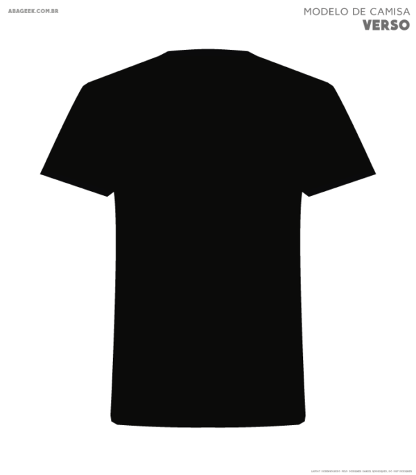 Camisa Ilustrada O Senhor dos Anéis O Hobbit Preto Verso