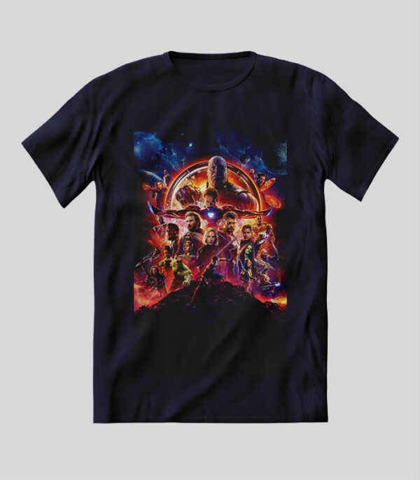 Camiseta Masculina Vingadores Ultimato C1 Azul Manga Curta Gola Careca Camiseta Masculina Vingadores Ultimato C1 Azul Manga Curta Gola Careca